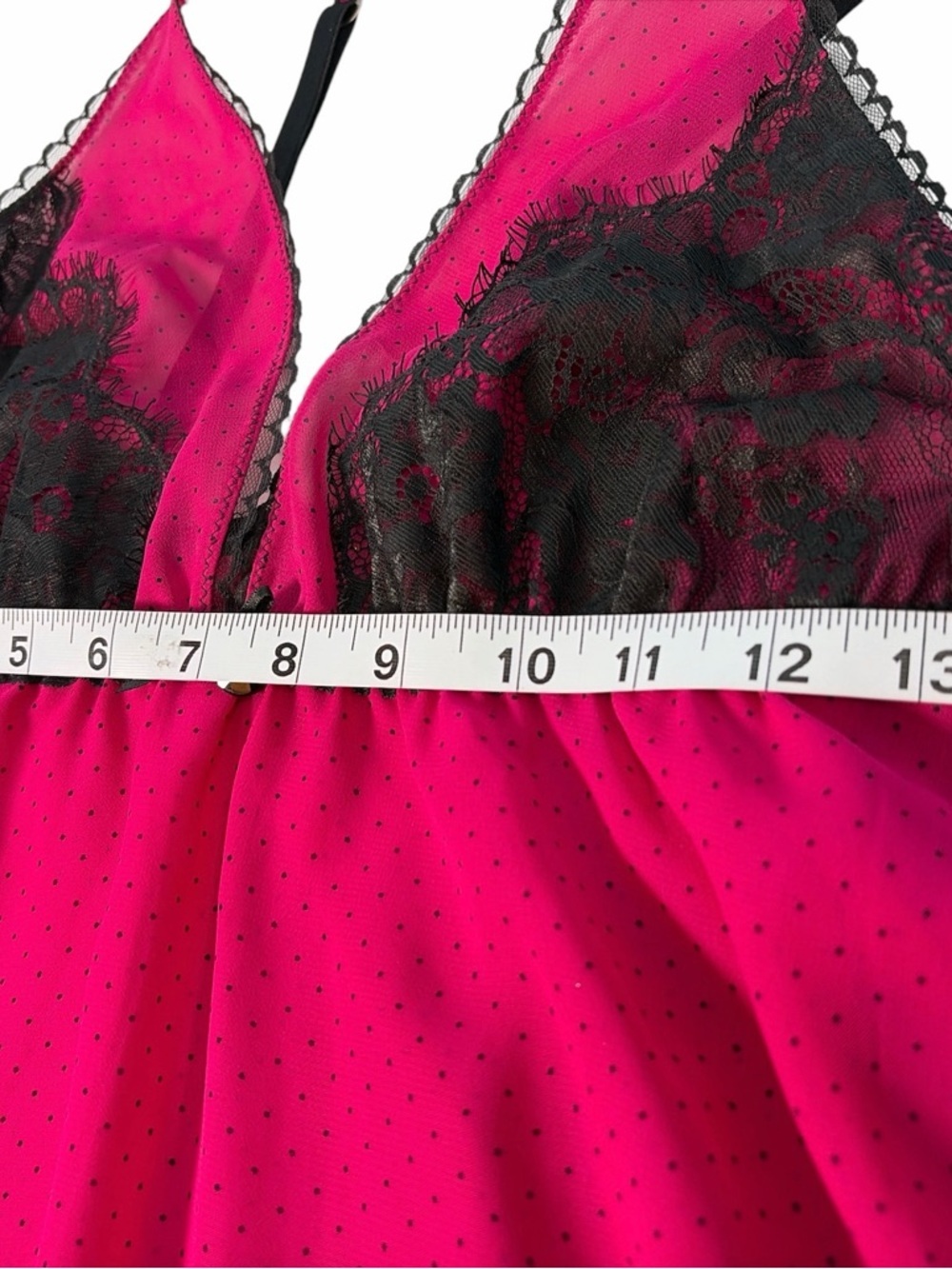 Seductivewear by Cinema & Victoria Secret Baby-dolls Pink/ Purple Women's Sz L - Picture 9 of 16